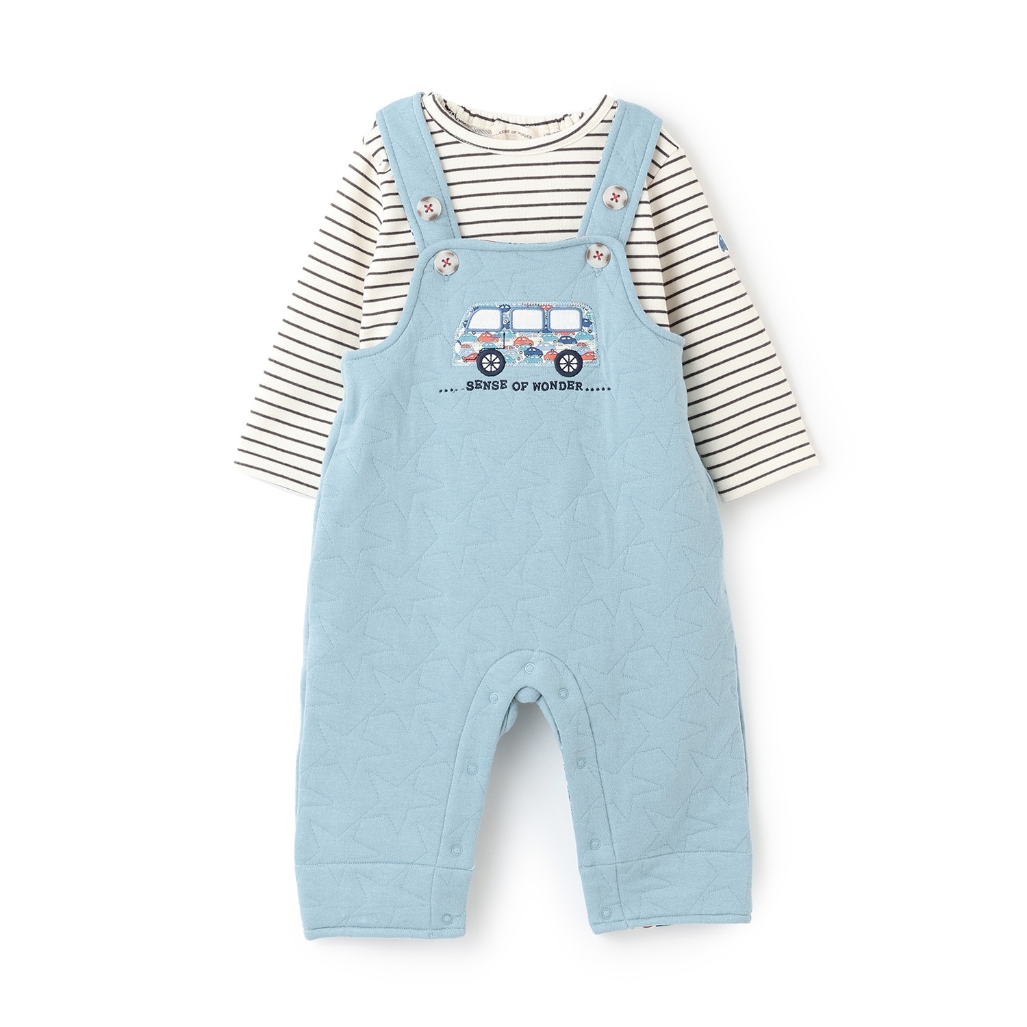 リバティアップリケサロペットスーツ