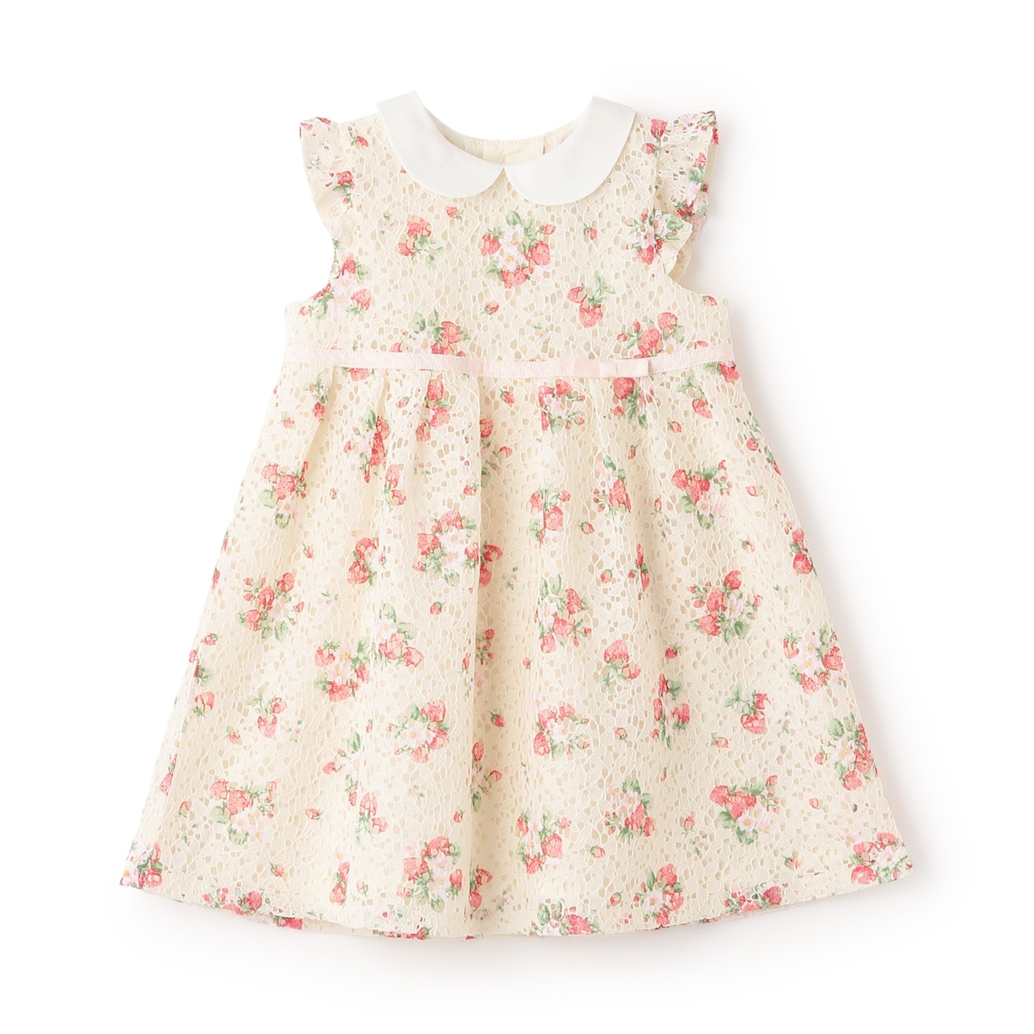 野イチゴレースワンピース