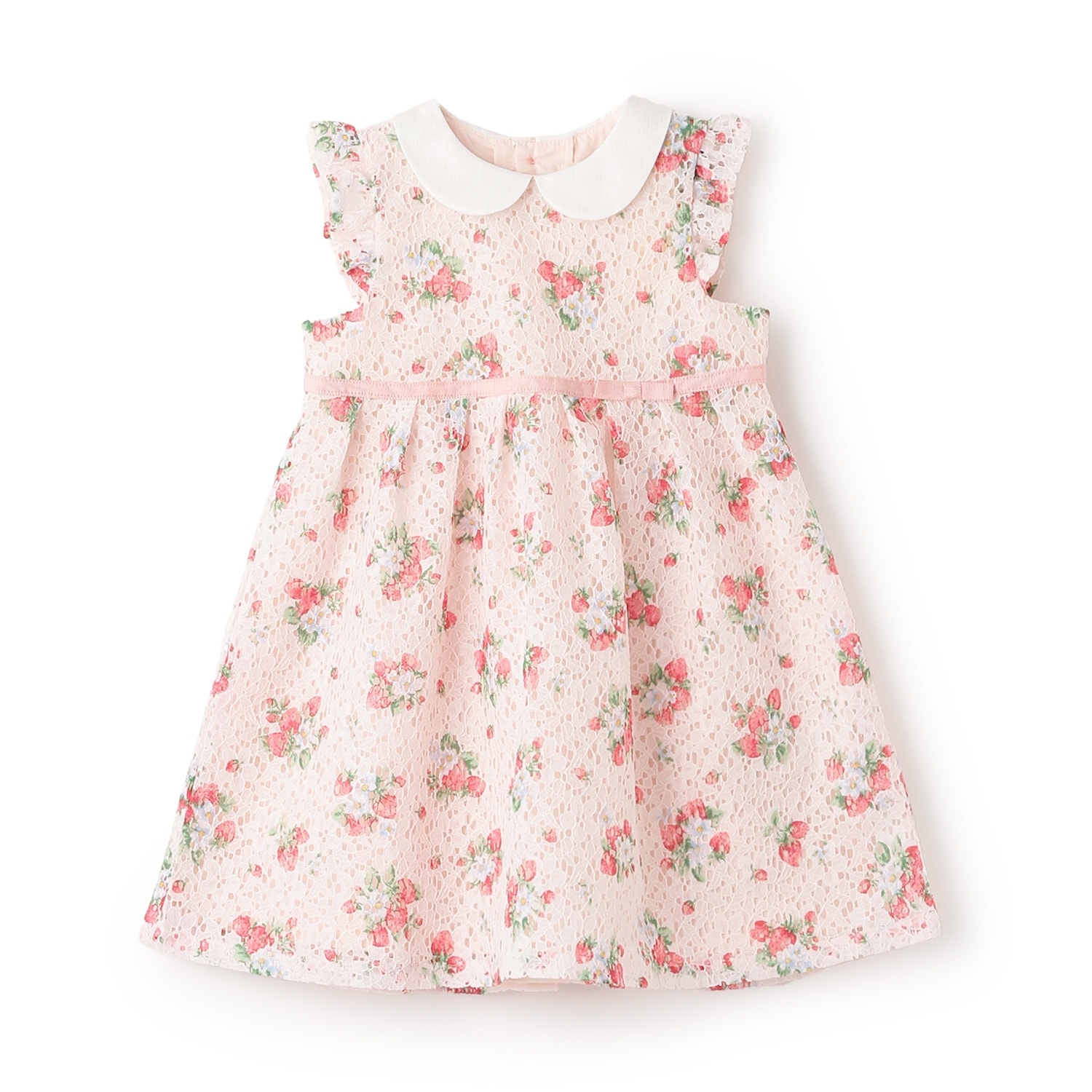 野イチゴレースワンピース