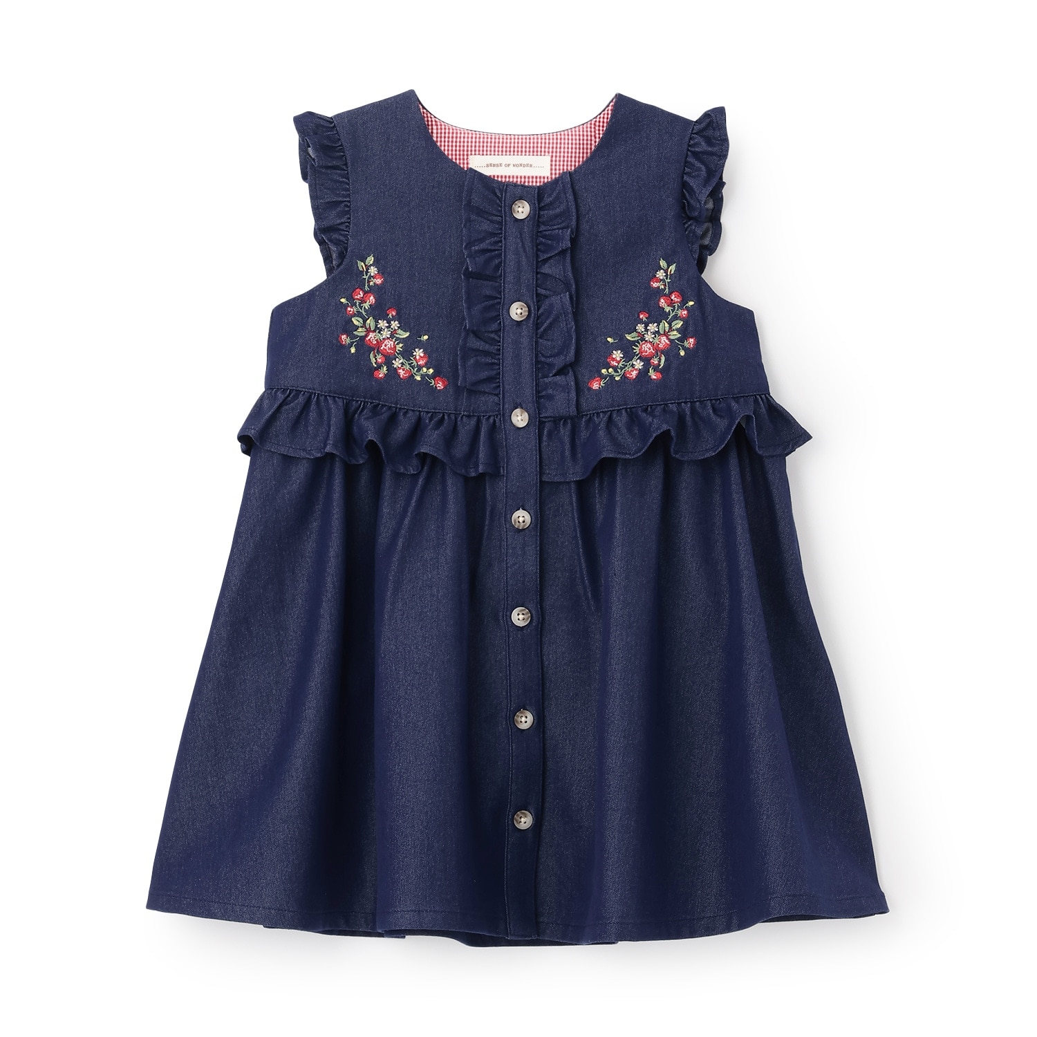 野イチゴ刺しゅうジャンパースカート