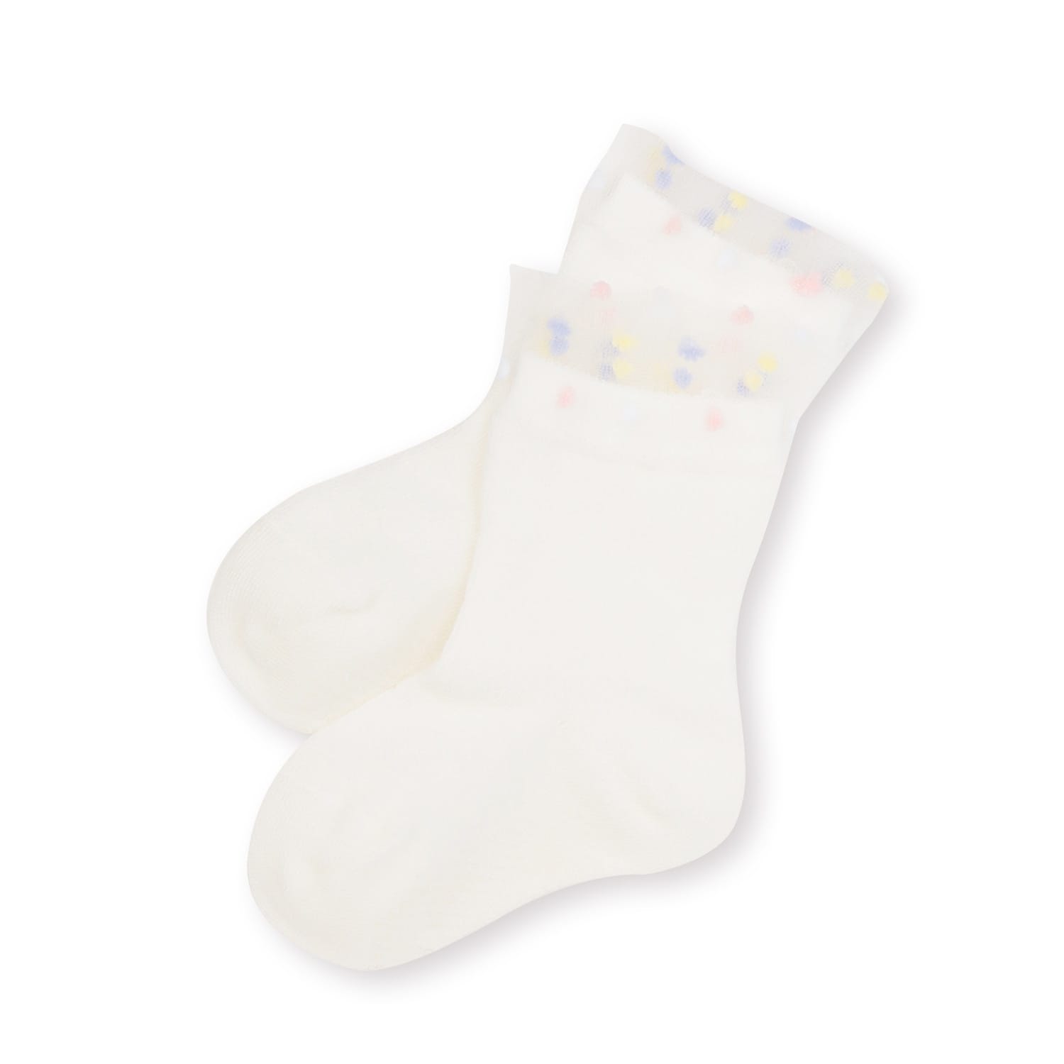 チュールドットソックス