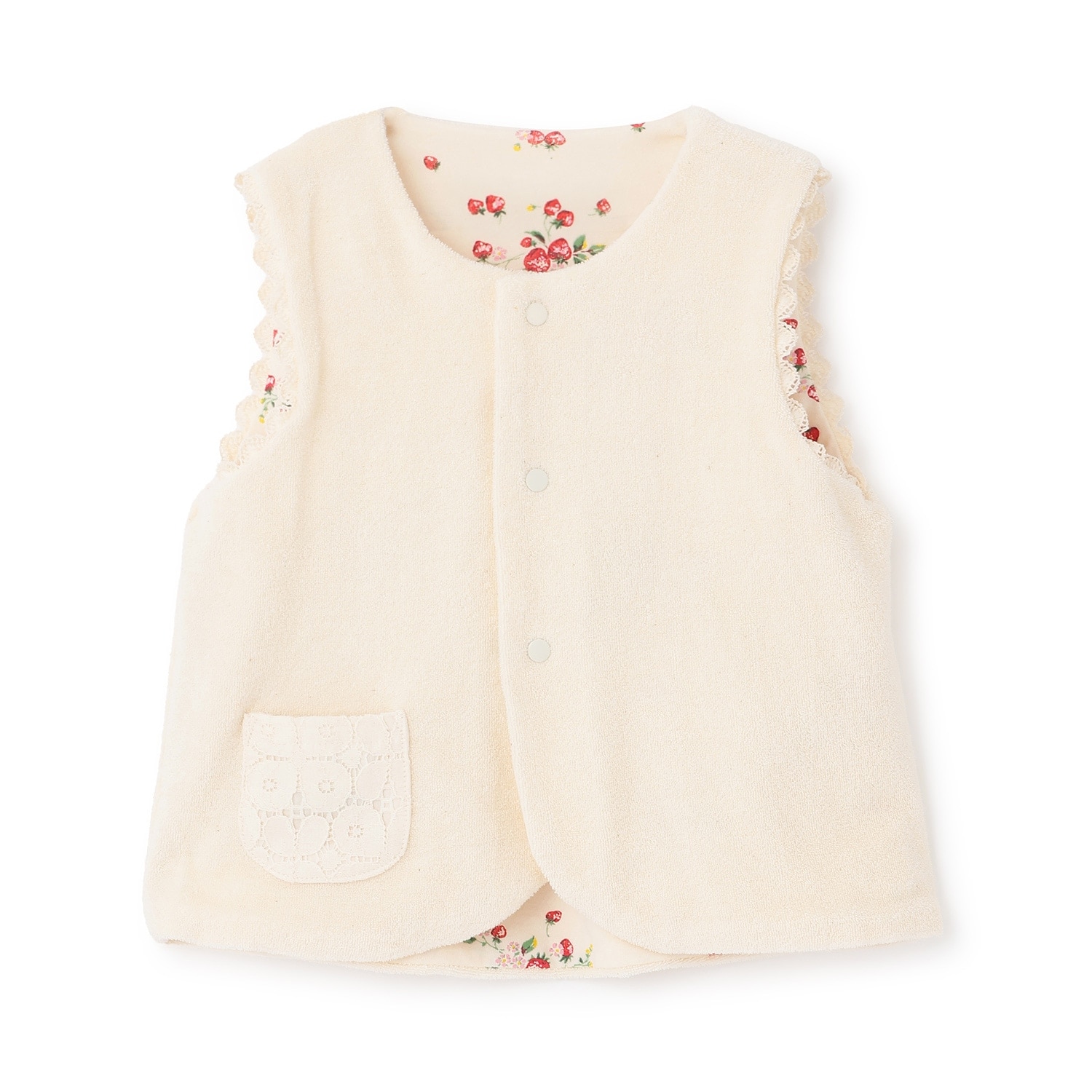 野イチゴリバーシブルベスト