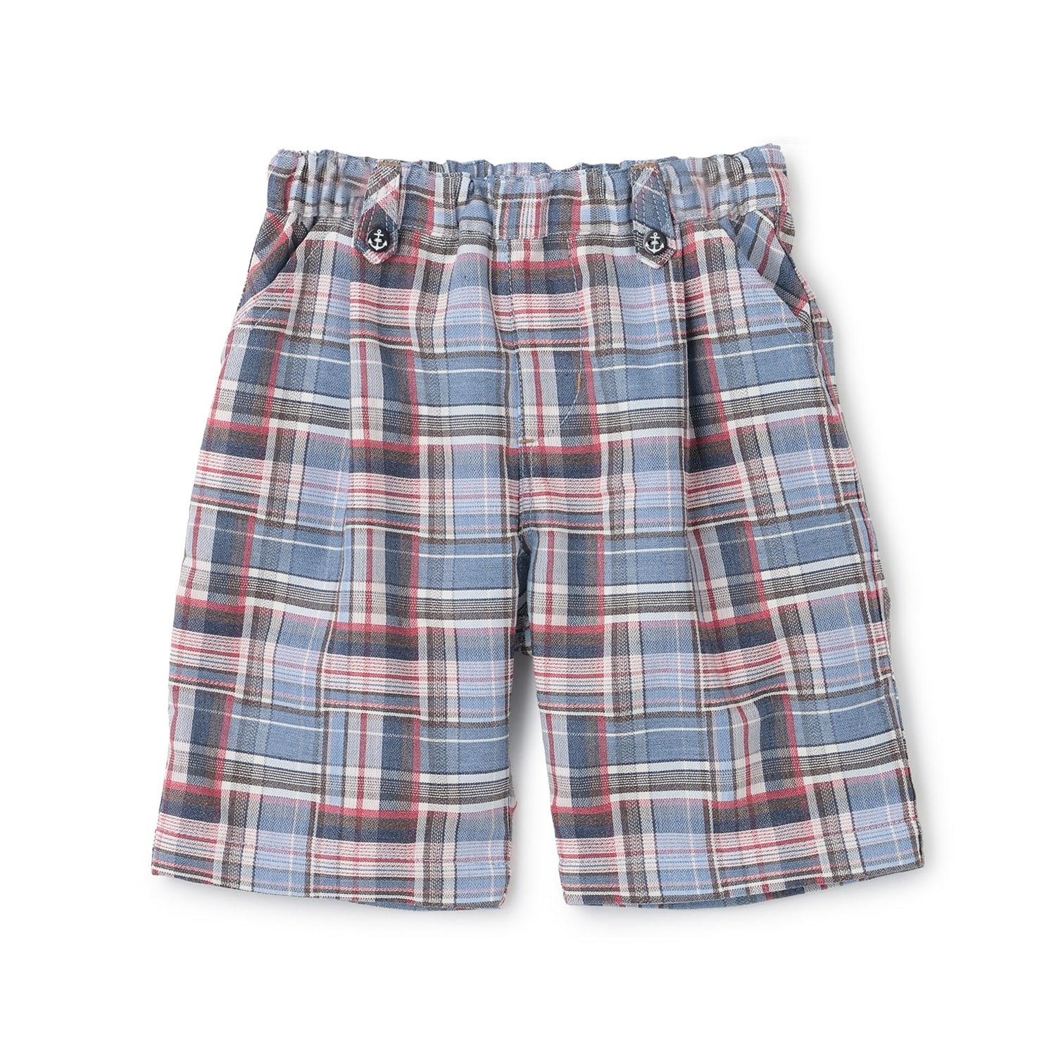 チェックタックハーフパンツ