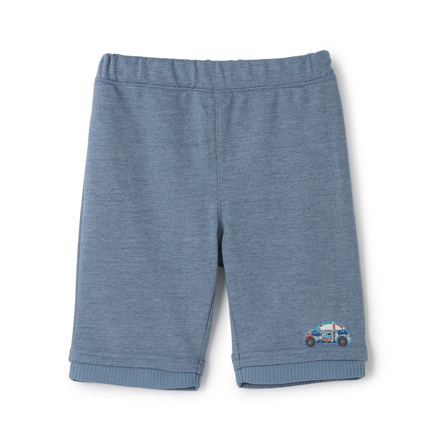 リバティアップリケカットハーフパンツ