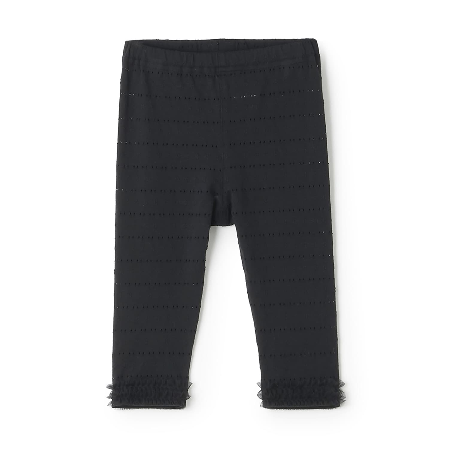 裾チュール7分丈レギンス