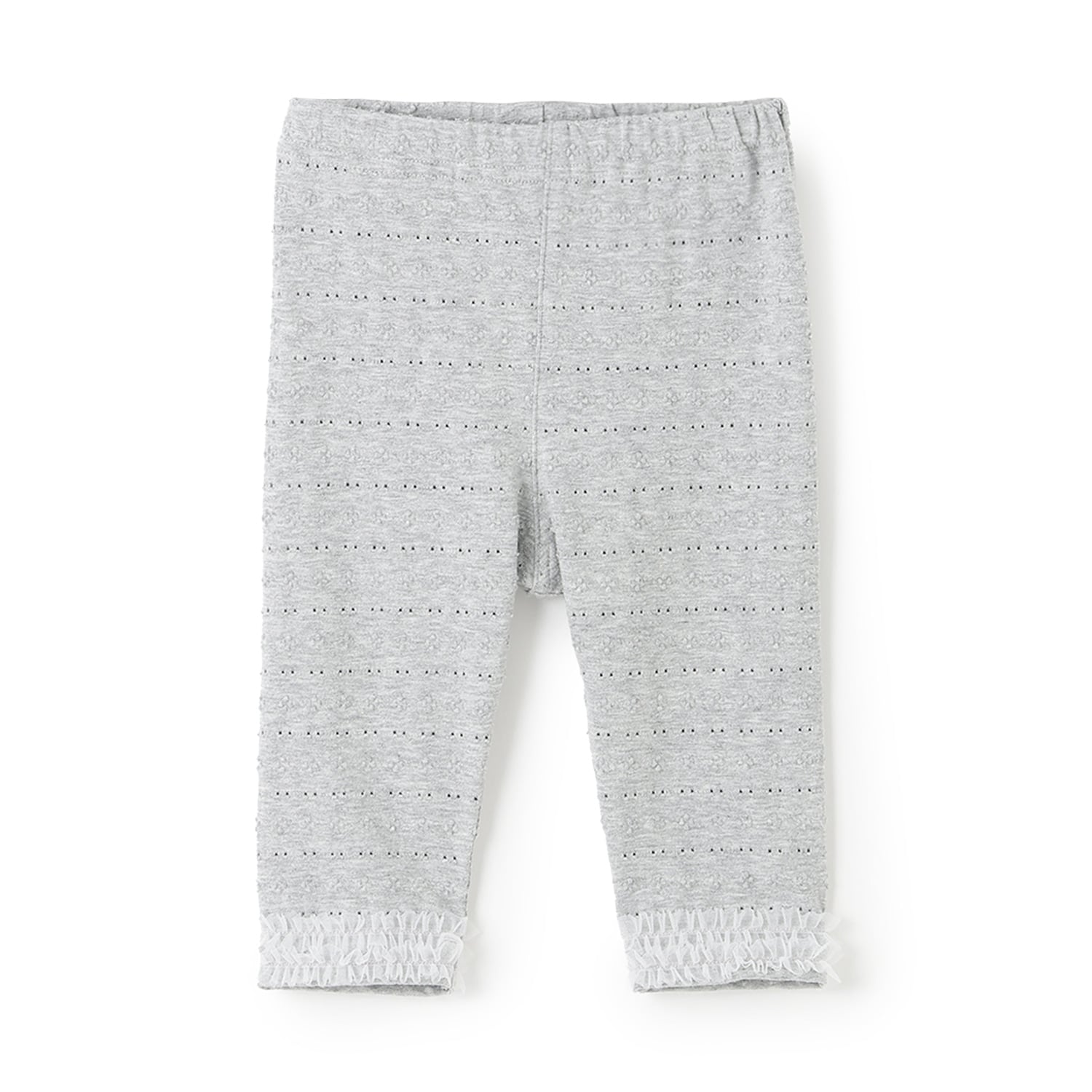 裾チュール7分丈レギンス