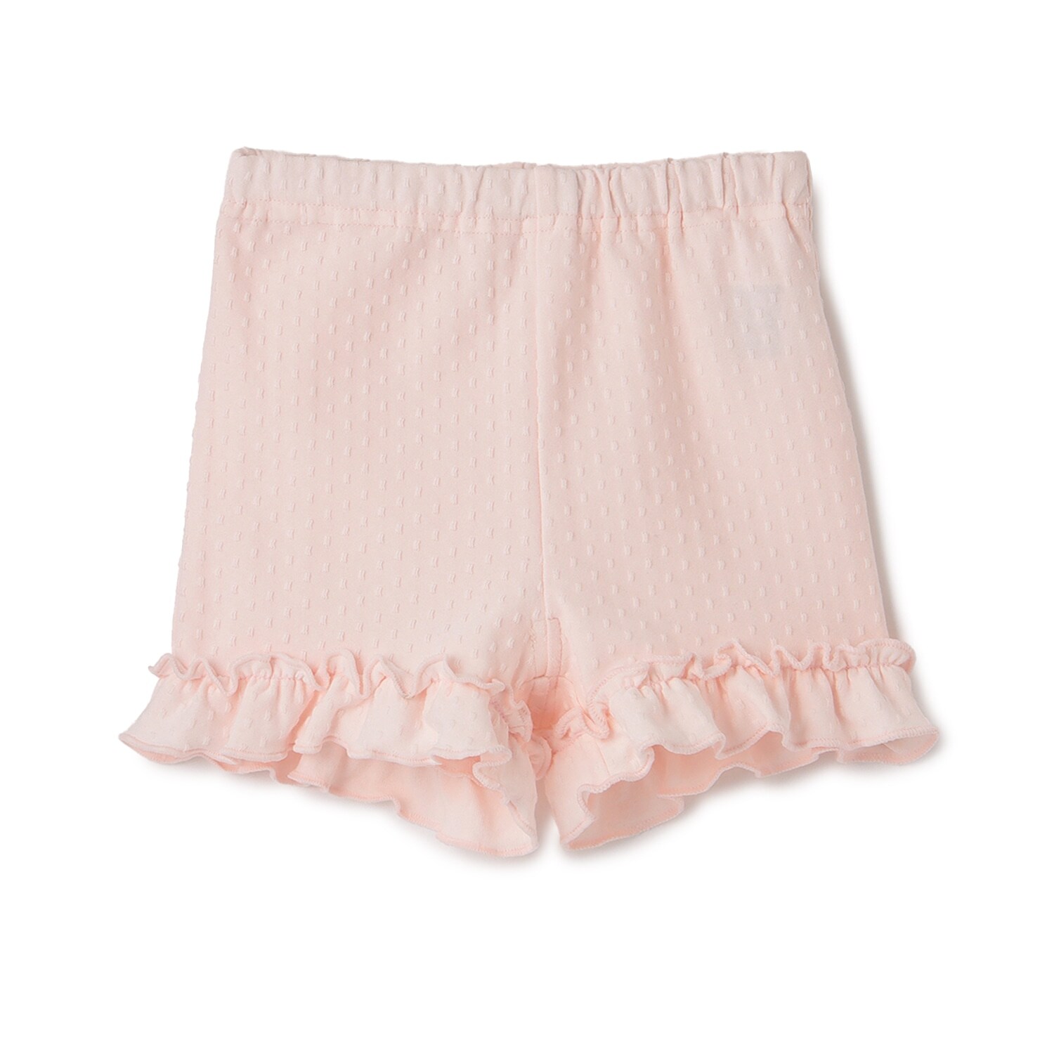 裾フリル一分丈レギンス