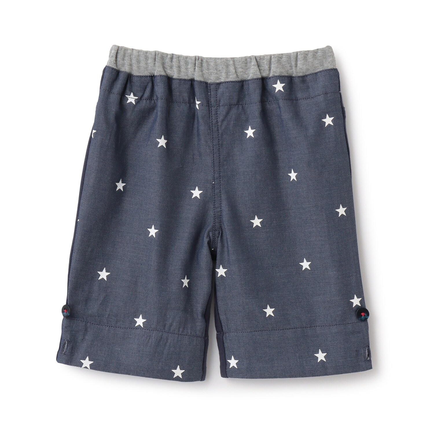 星柄ダンガリーハーフパンツ