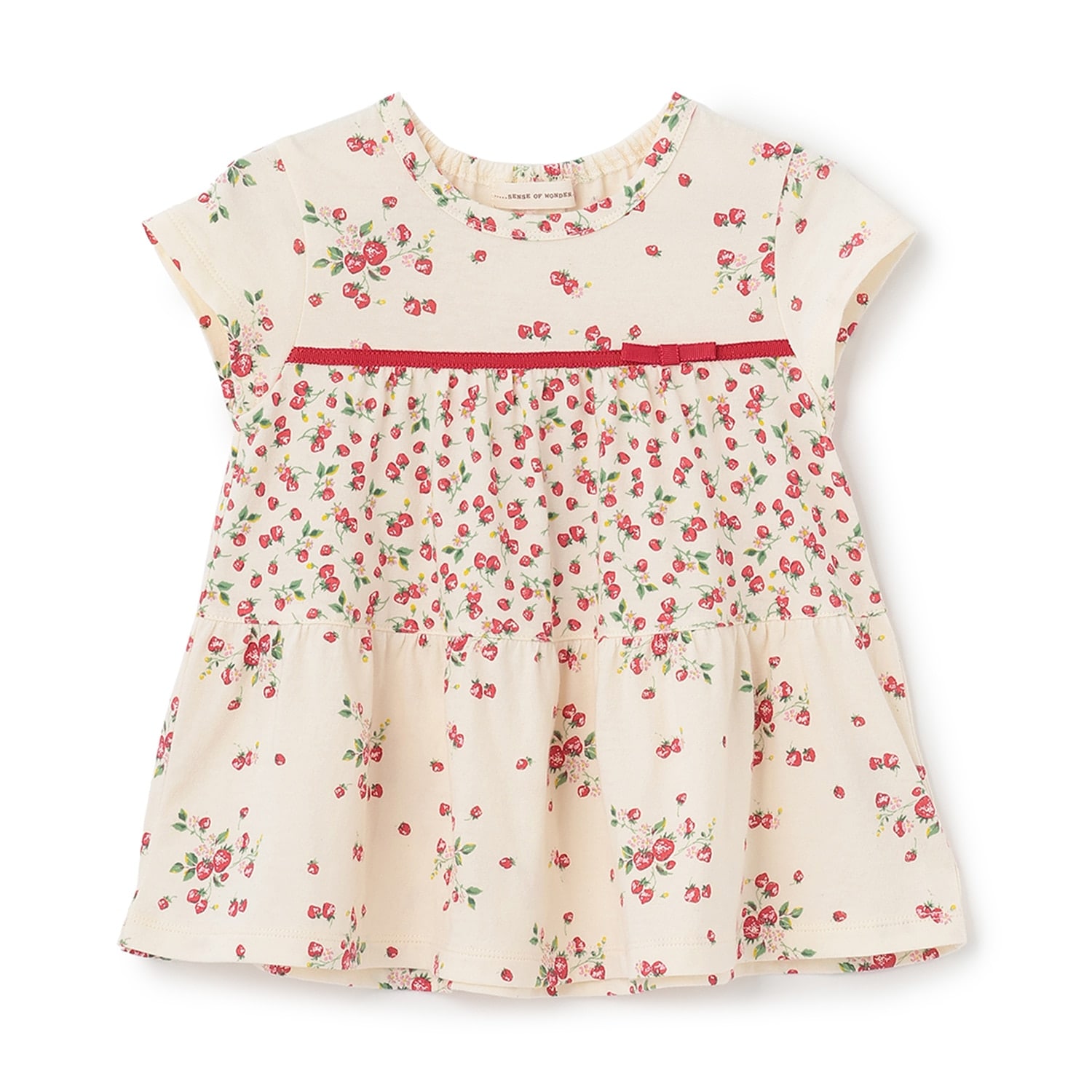 野イチゴティアードチュニック【日本製】