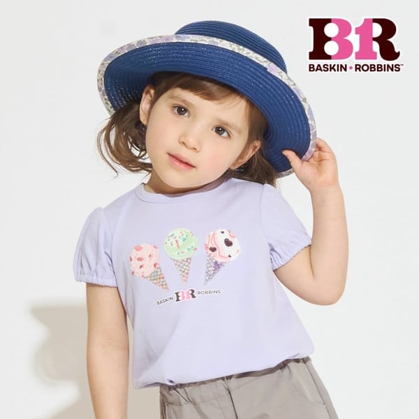 【サーティワン アイスクリーム】リバティアップリケTシャツ