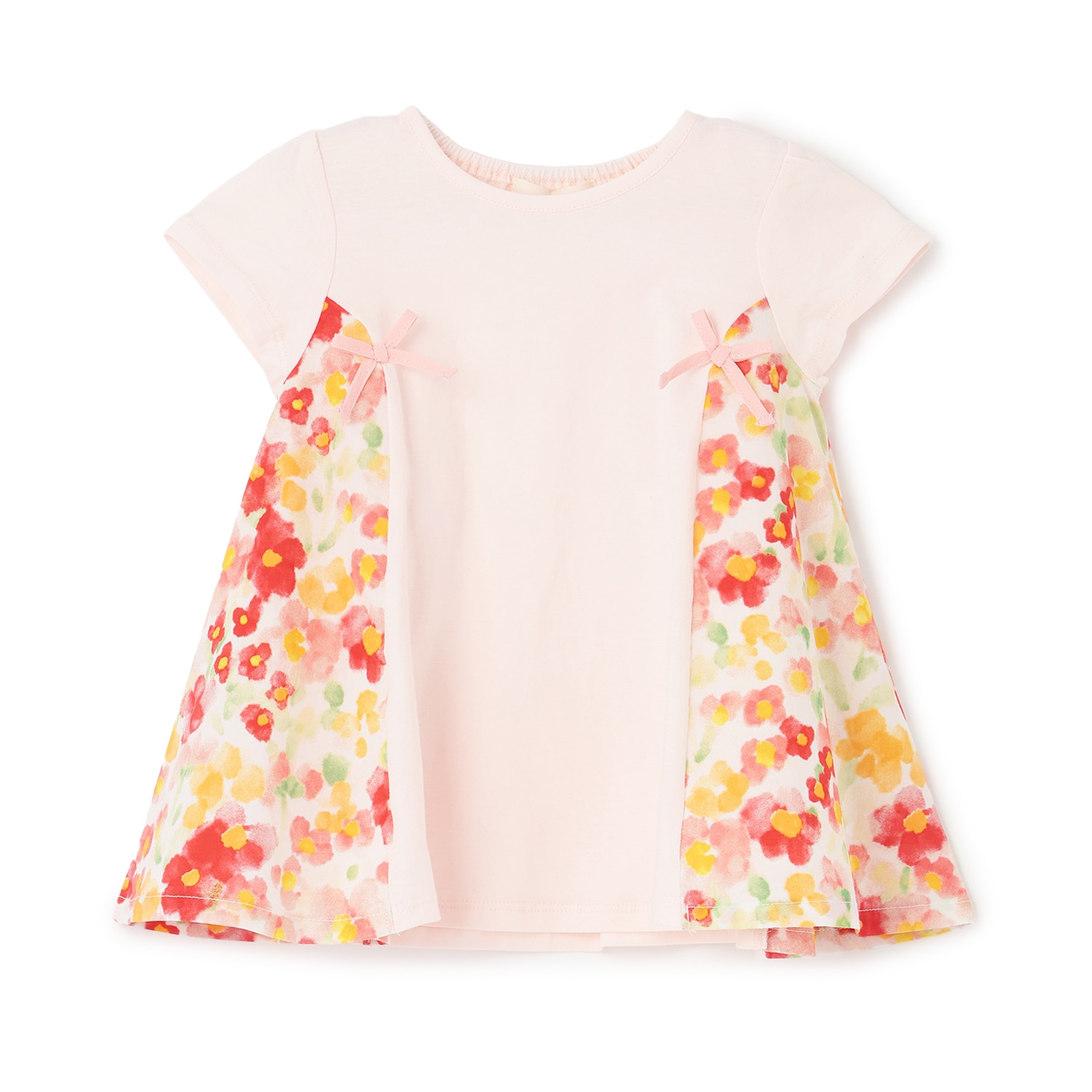 花柄キリカエチュニック