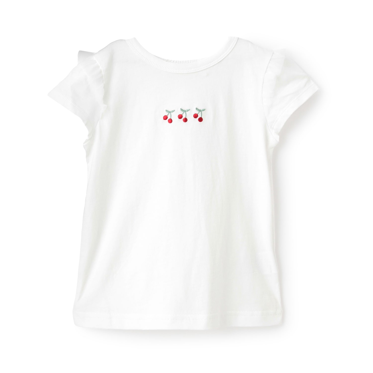 チェリー刺しゅう半袖Tシャツ