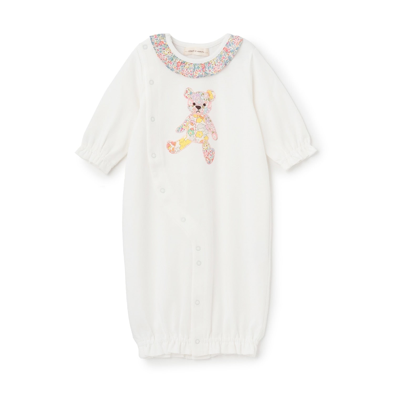 リバティウサクマアップリケ2WAYオール