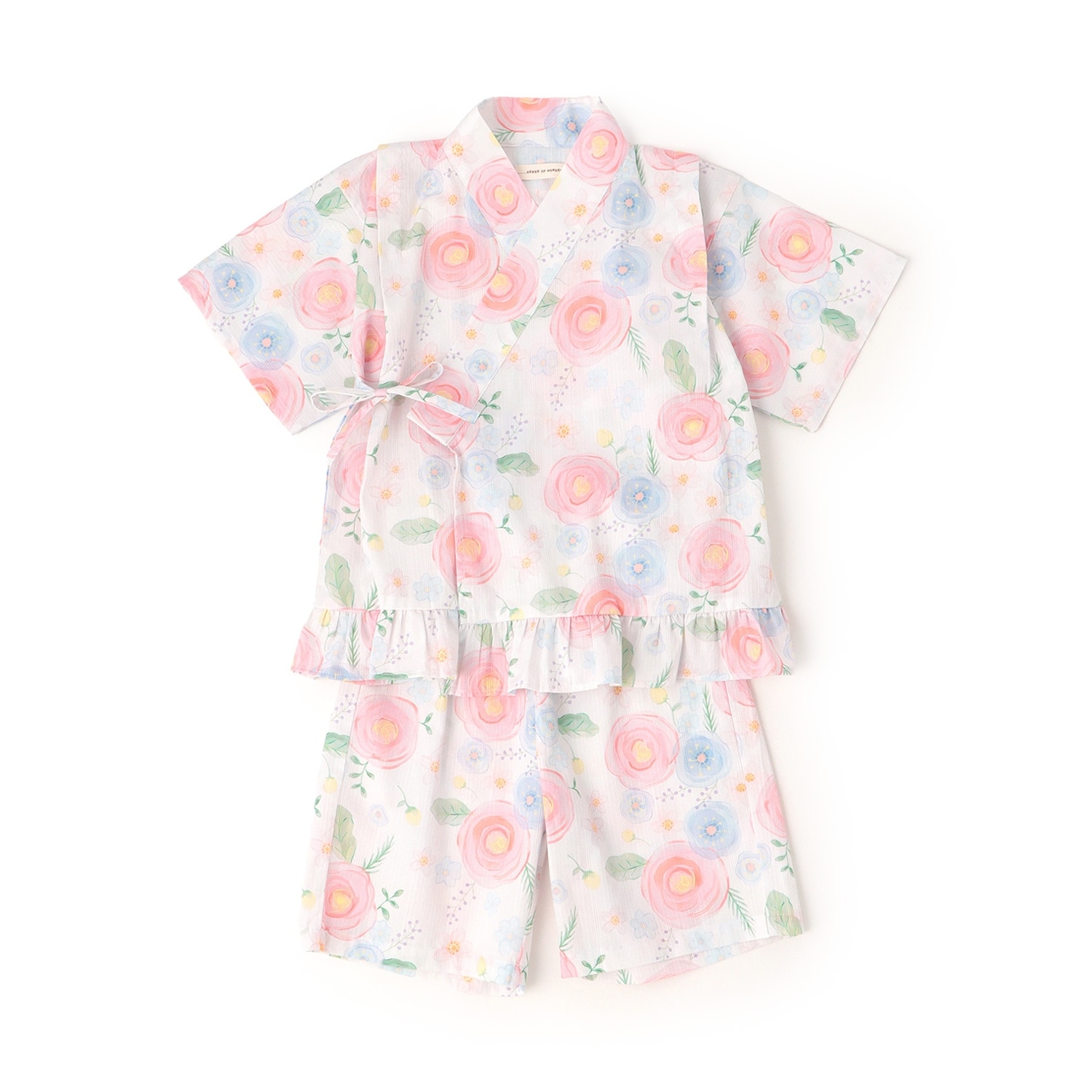 花柄甚平スーツ