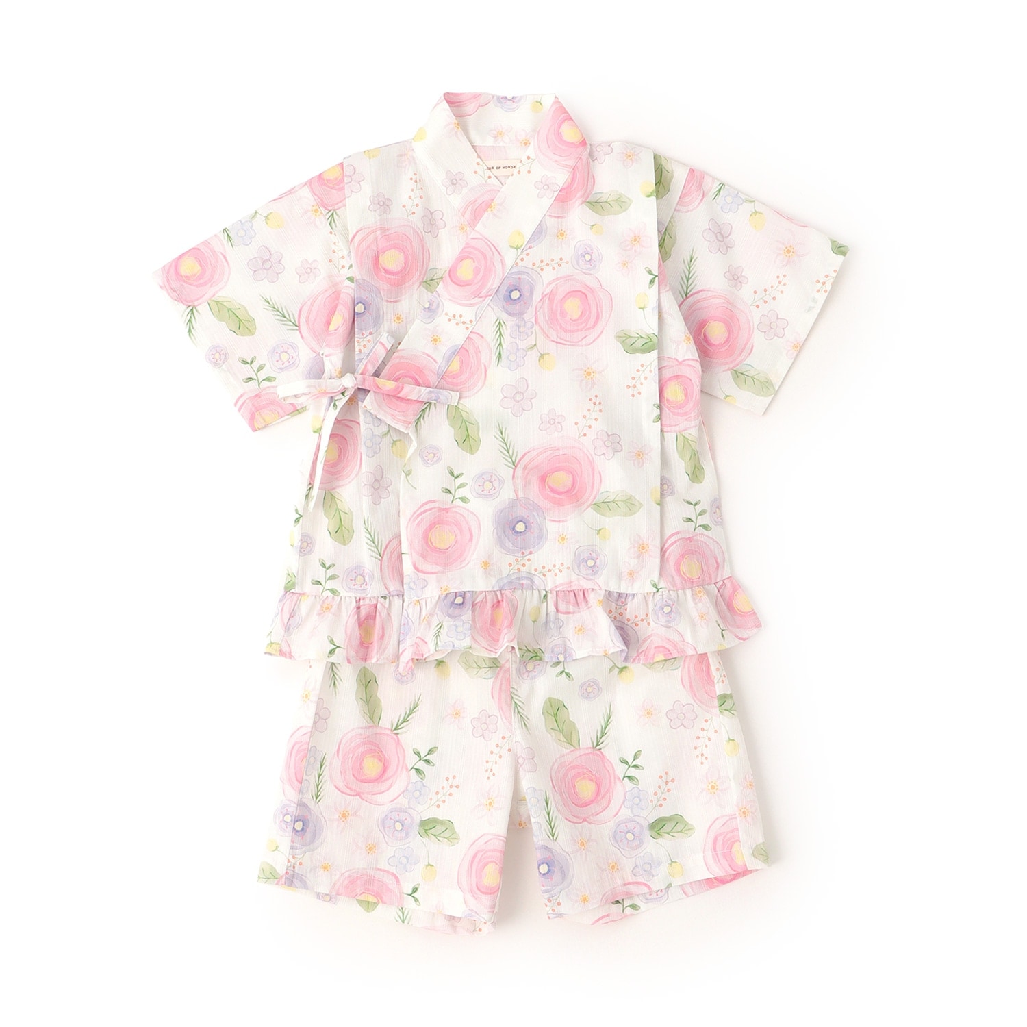 花柄甚平スーツ