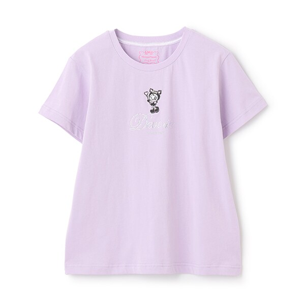 アソートキャラきらきらTシャツ(F(バスト79-9cm) ライト ブルー