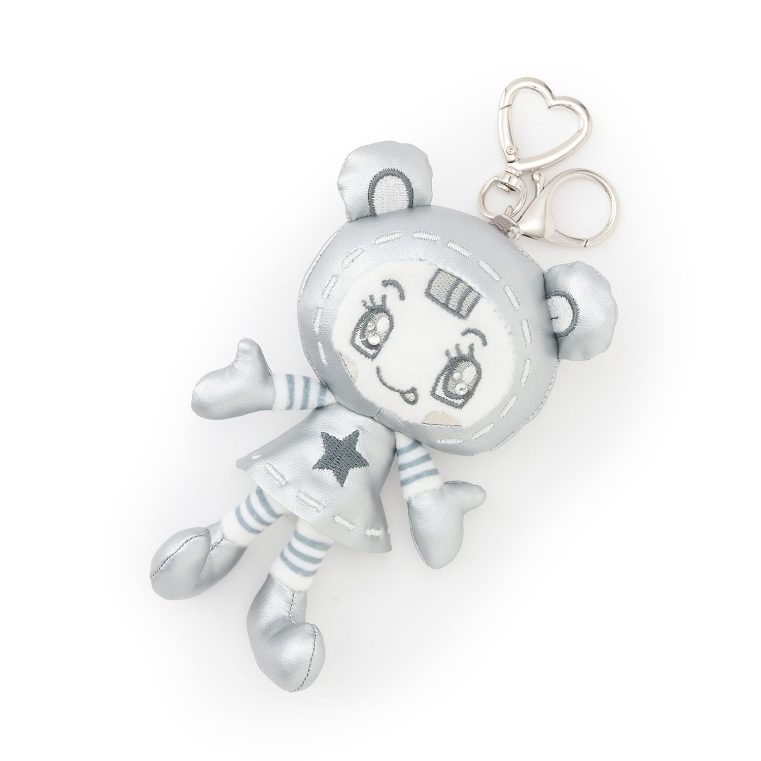 シルバーぬいぐるみチャーム