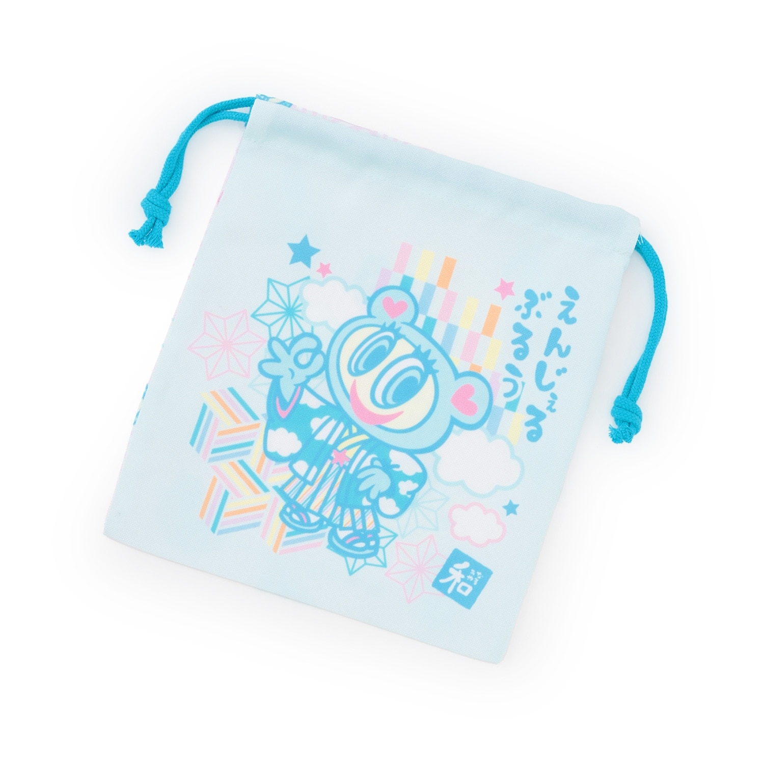 和柄巾着【ナカムラくん】【ミントくん】【ルッキー】