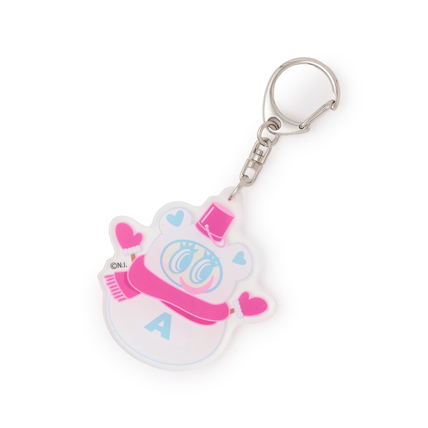 ゆきだるまアクリルキーホルダー