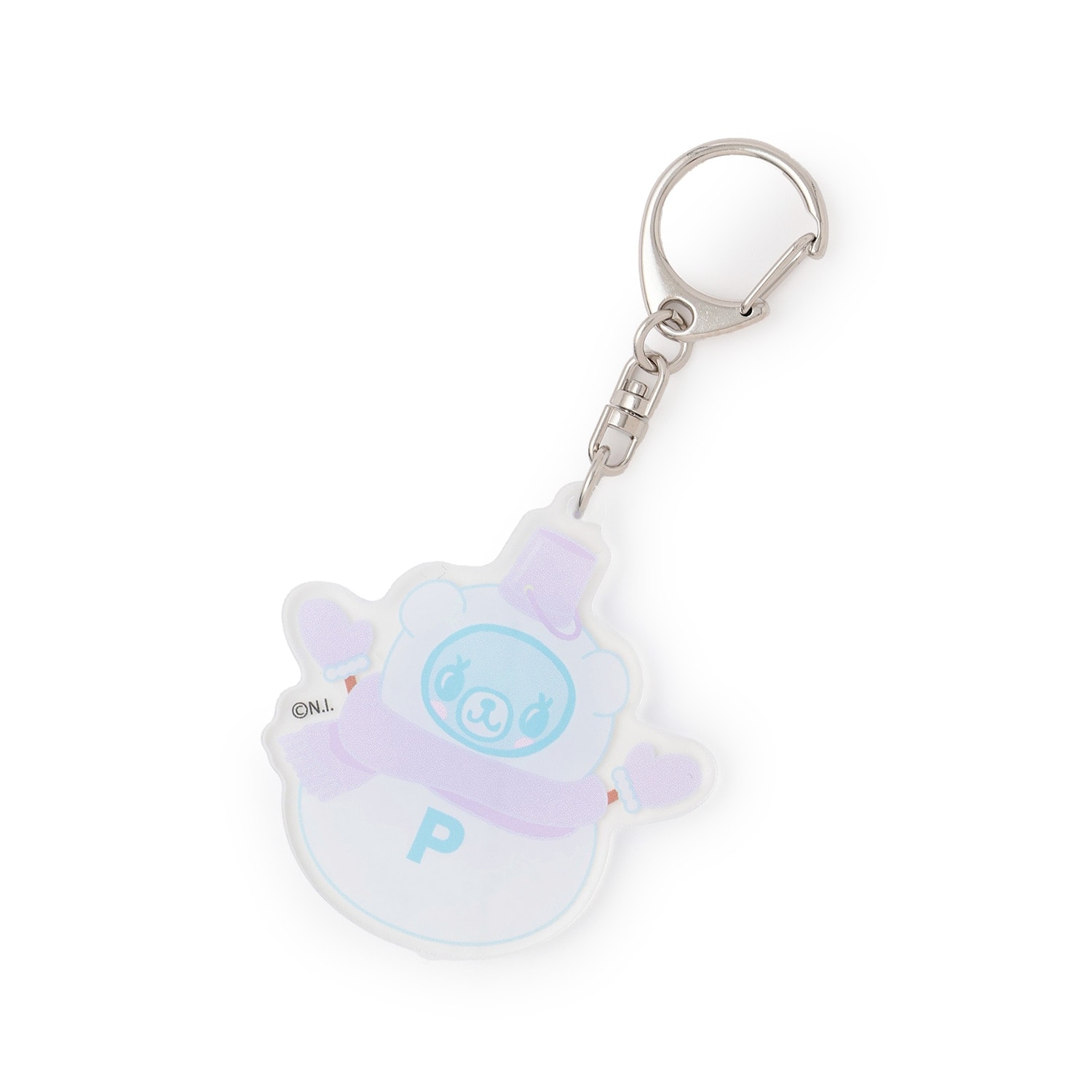 ゆきだるまアクリルキーホルダー