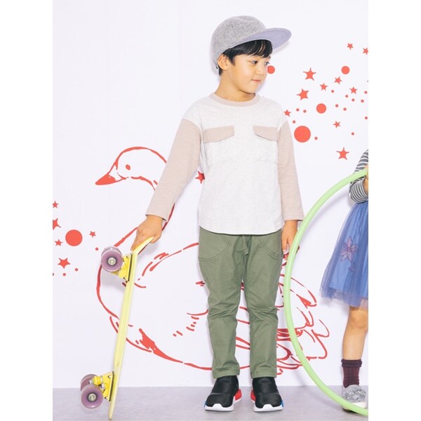 ワークポケット長袖Tシャツ