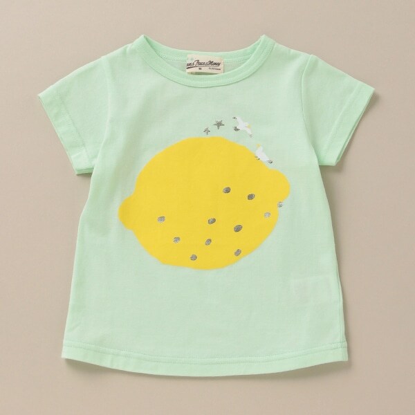 フルーツbirdプリントTシャツ
