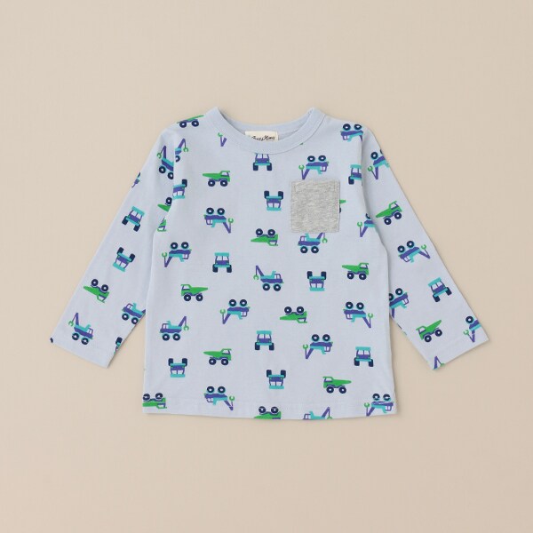 dump truck長袖Tシャツ