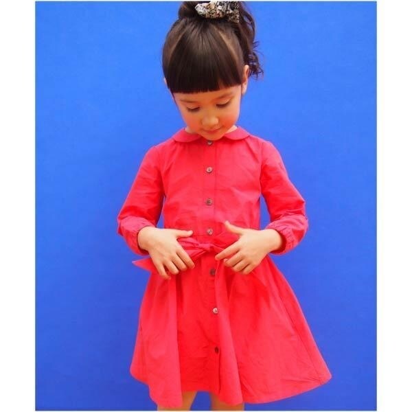 Narumiya Online ナルミヤ オンラインの公式通販サイトコートワンピース 80 90 赤 ベビー