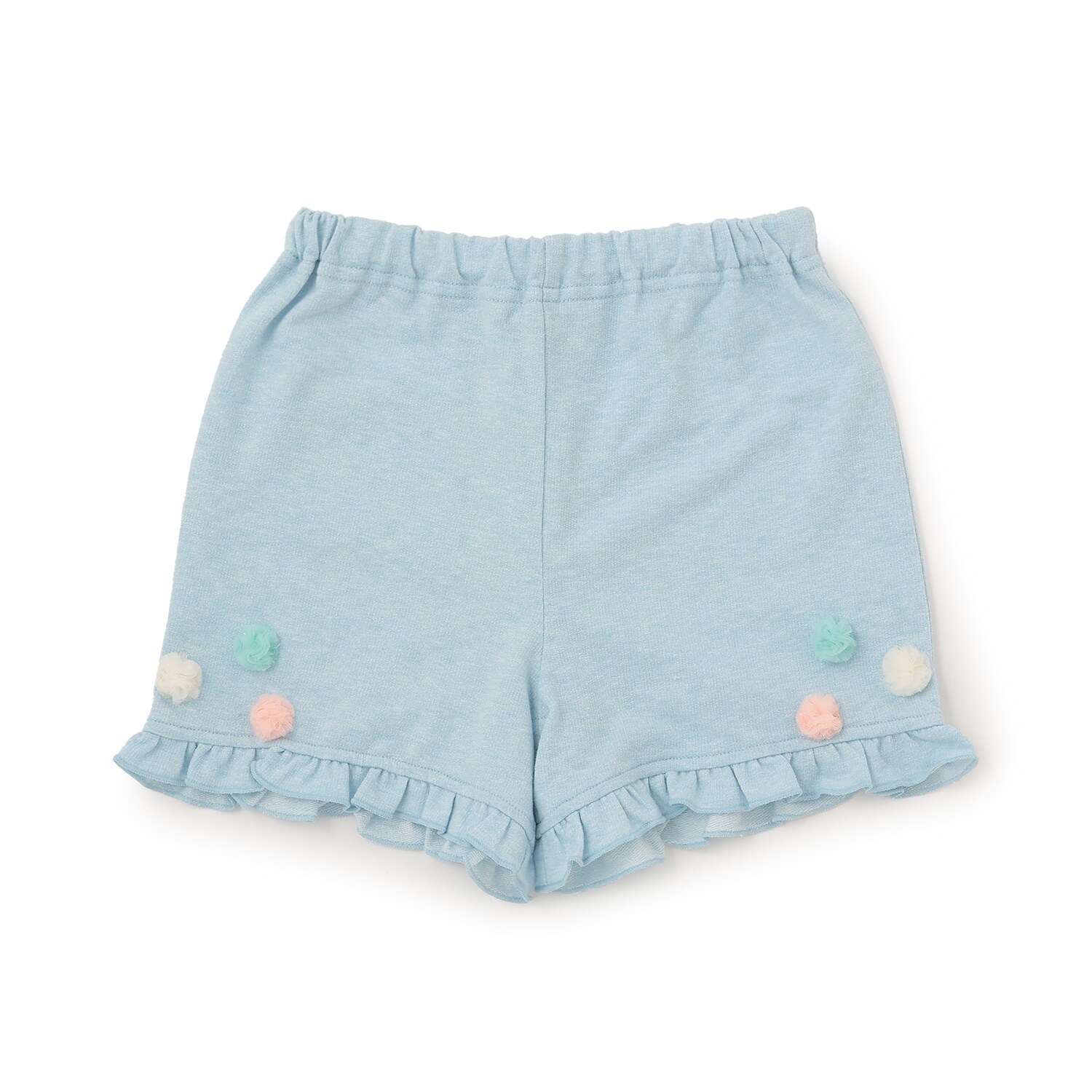 チュールポンポンショートパンツ