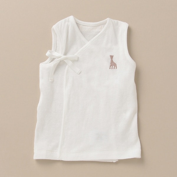 ふんわり袖なし短肌着【日本製】