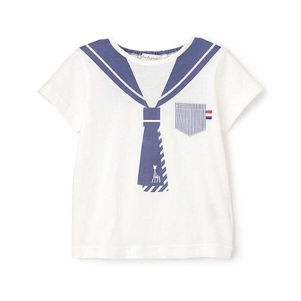 セーラープリント半袖Tシャツ