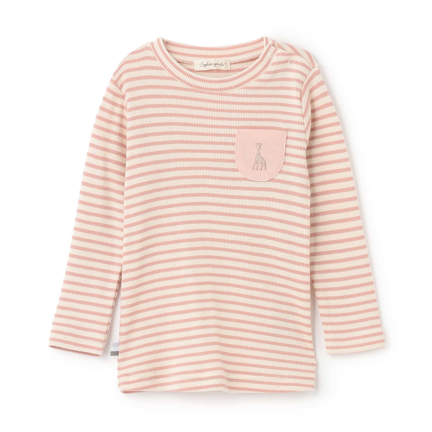 テレコボーダー長袖Tシャツ