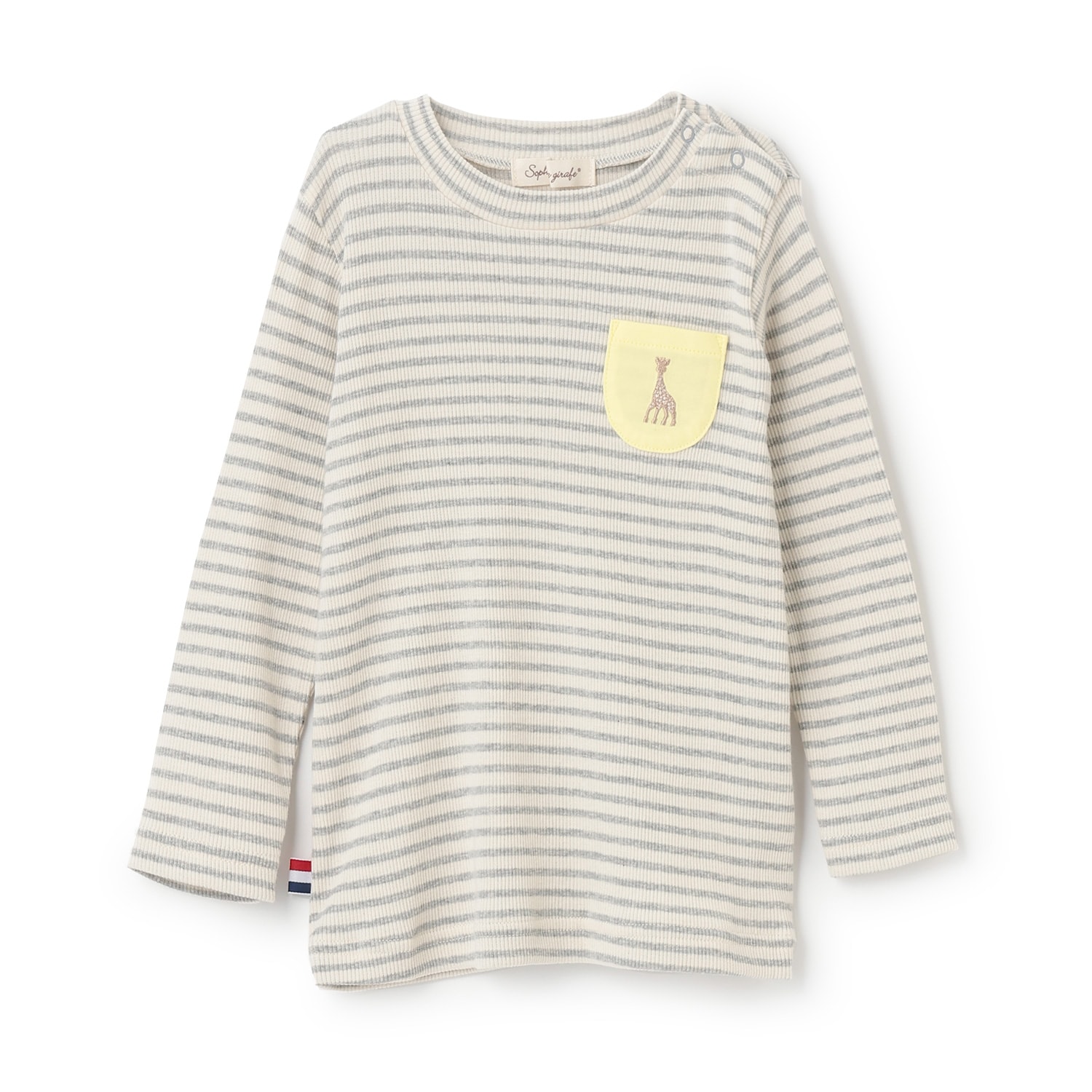 テレコボーダー長袖Tシャツ