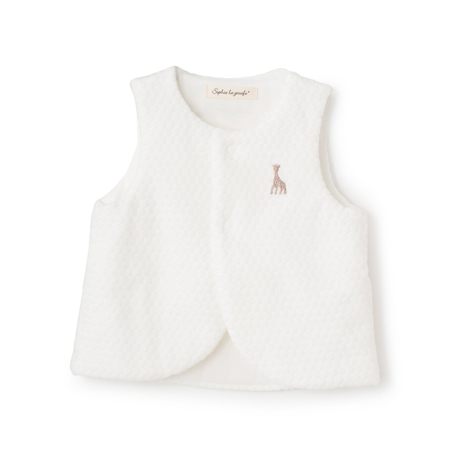 水玉ベロアベスト【日本製】