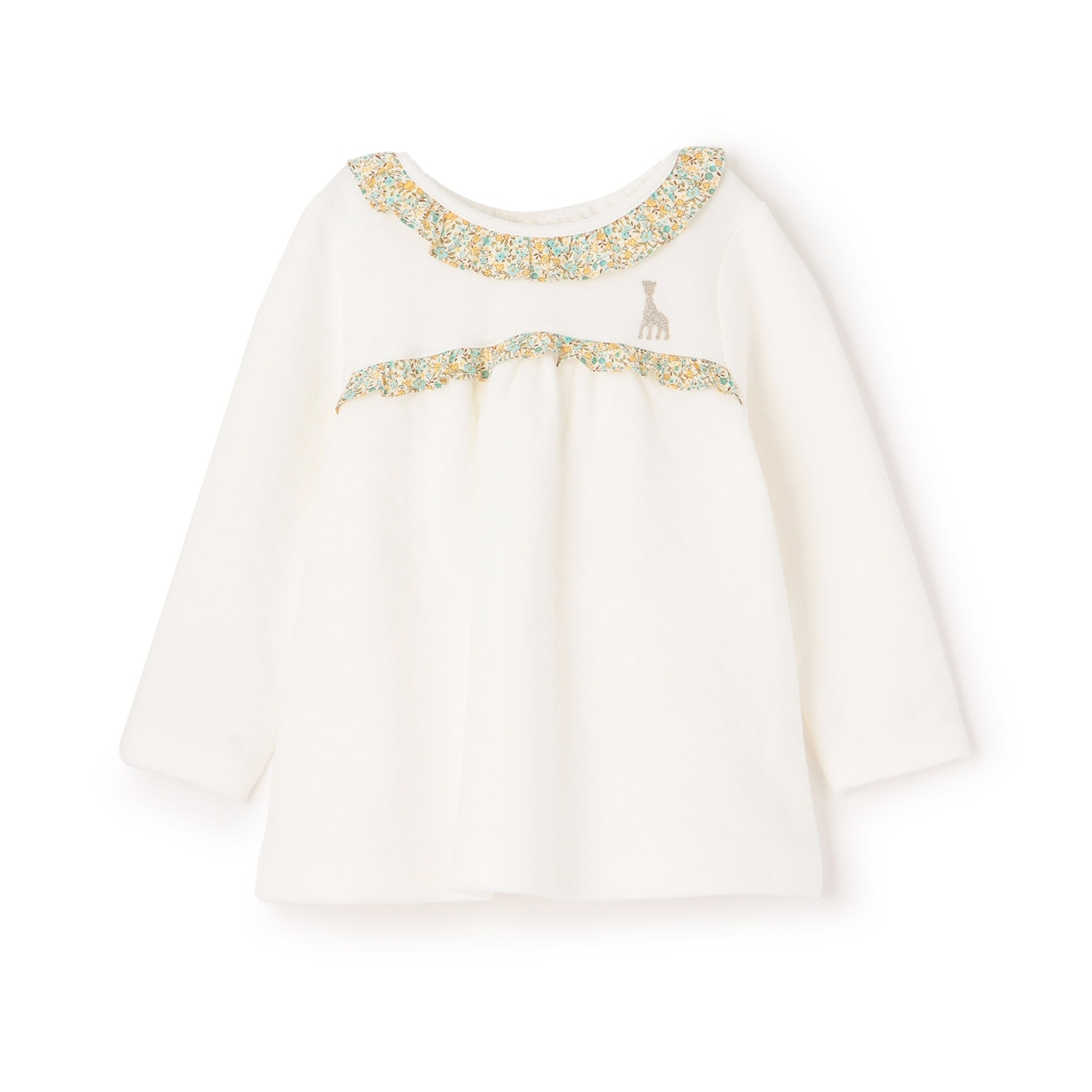 小花柄チュニック【日本製】