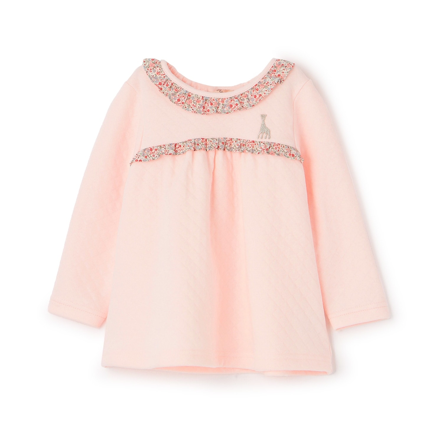 小花柄チュニック【日本製】