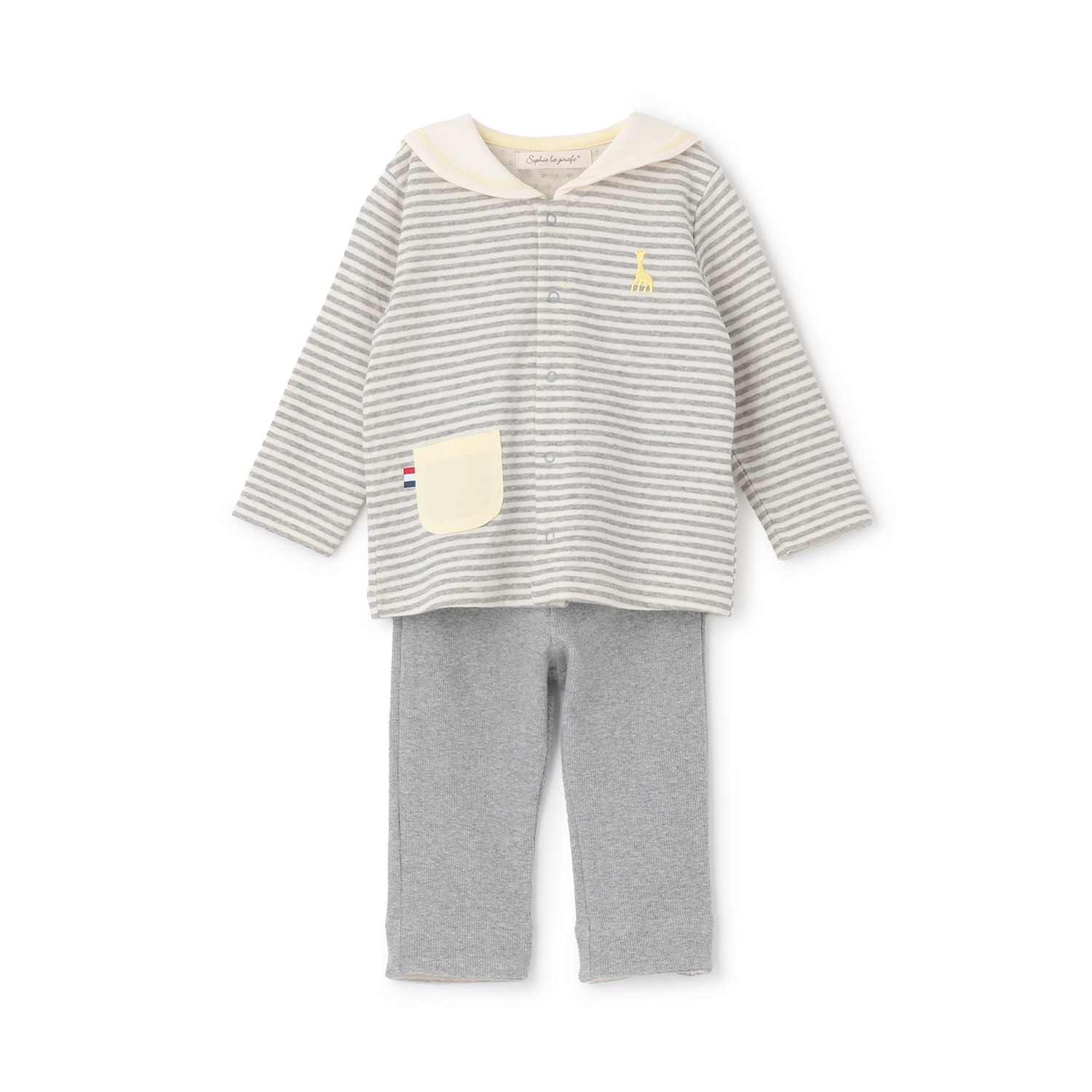 セーラーベビースーツ【日本製】(70-80cm グレー): ベビー - ナルミヤ