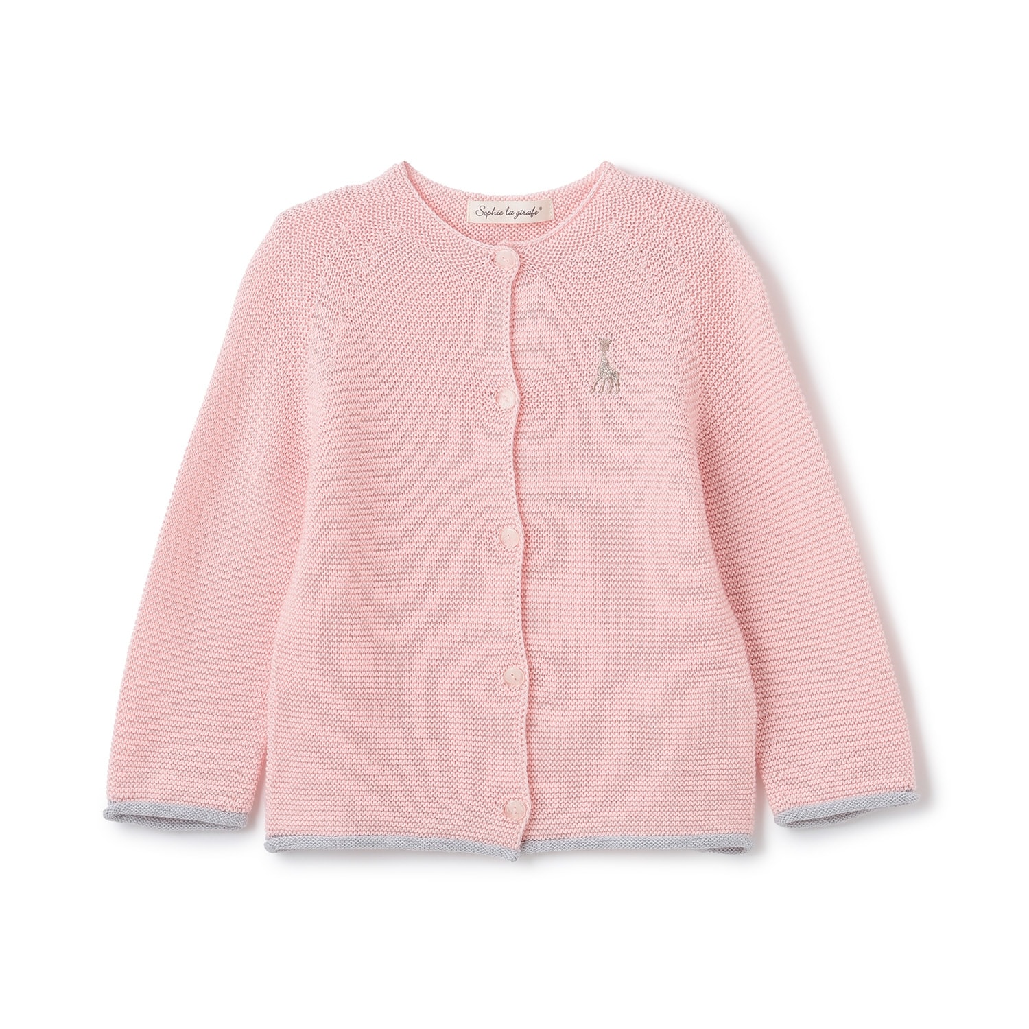 ガーター編みカーディガン