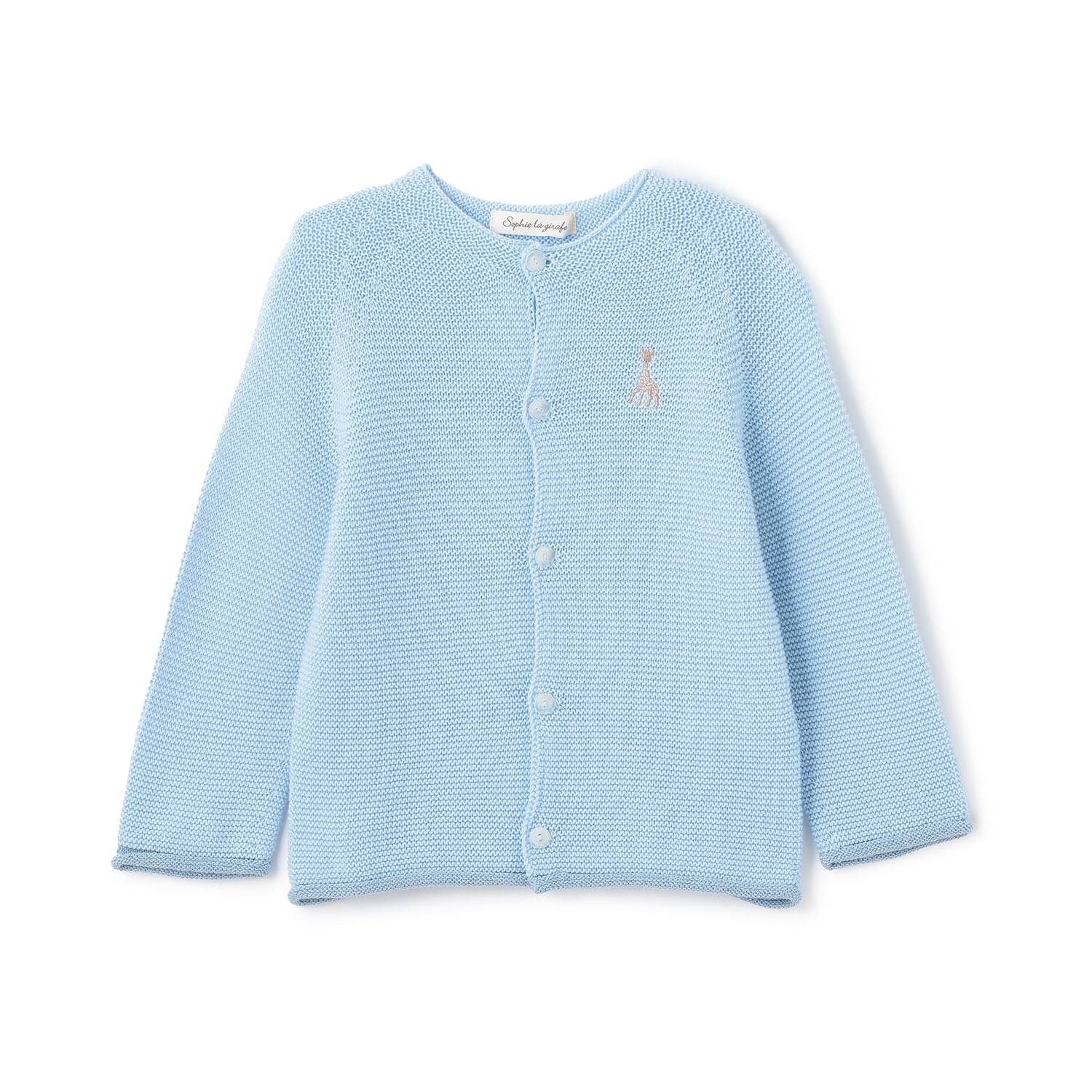 ガーター編みカーディガン