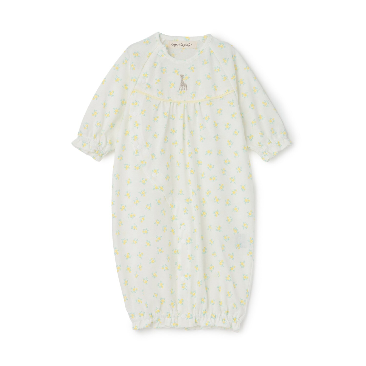 花柄プリント2WAYオール【日本製】