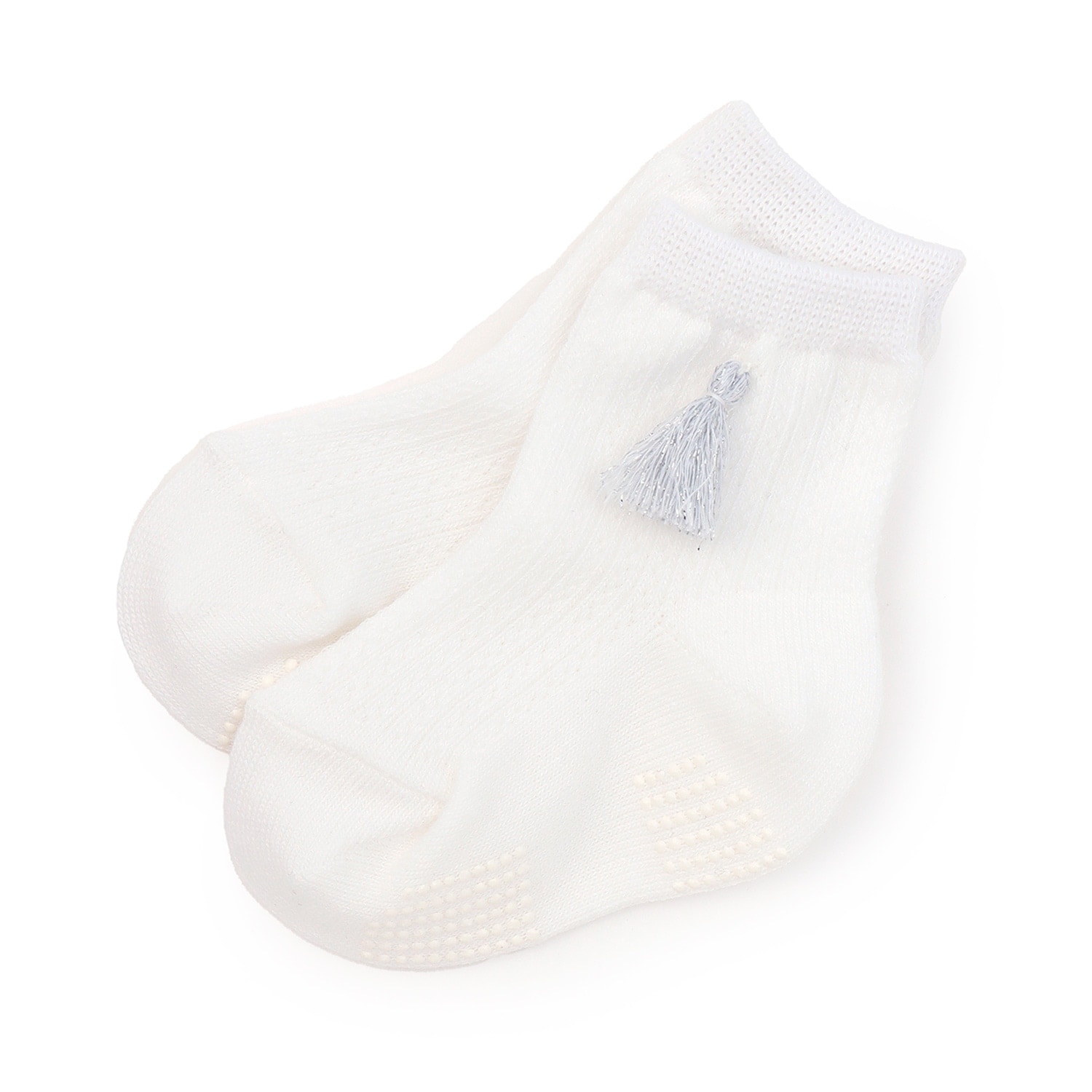 タッセルつきソックス