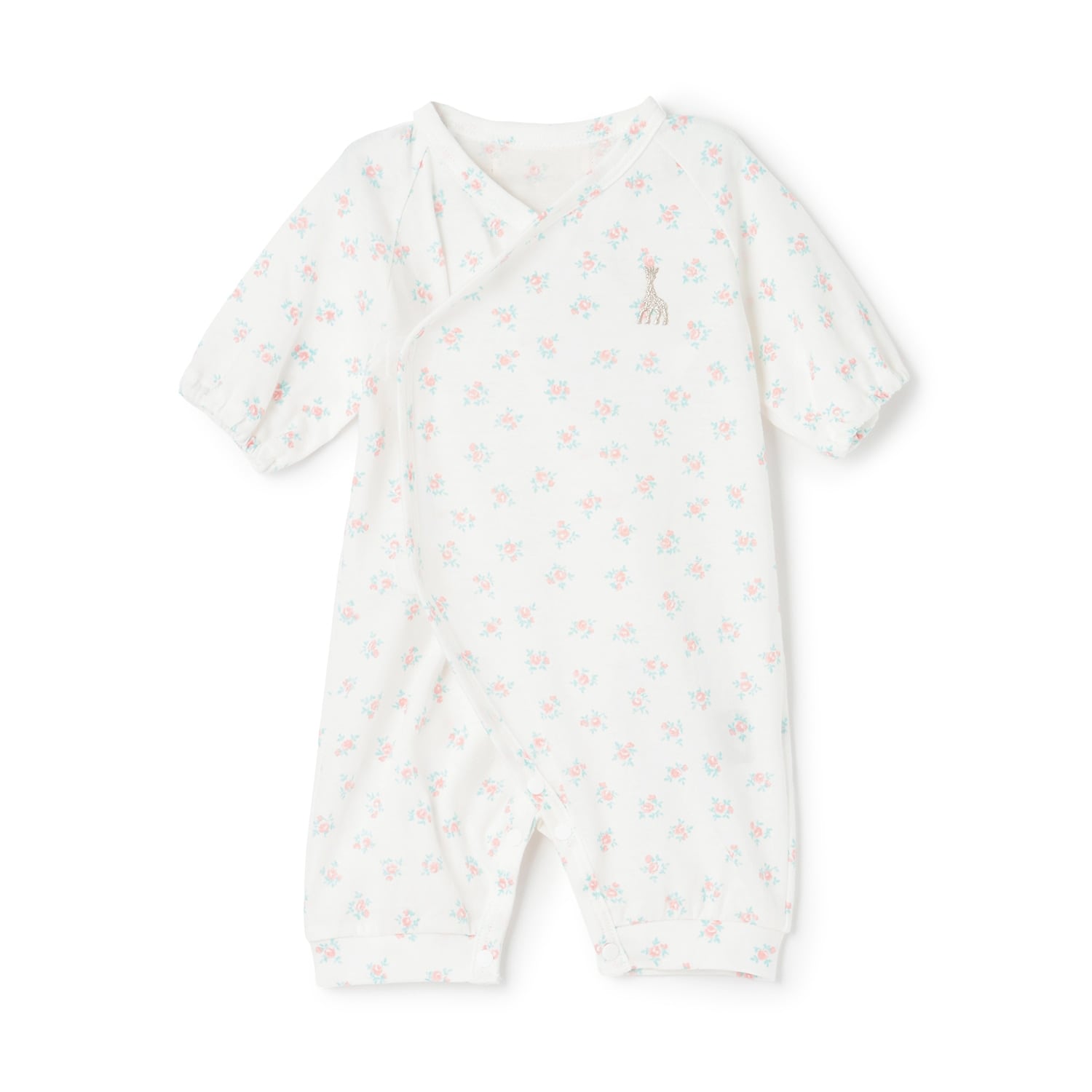 花柄プリントNEWBORNウェア