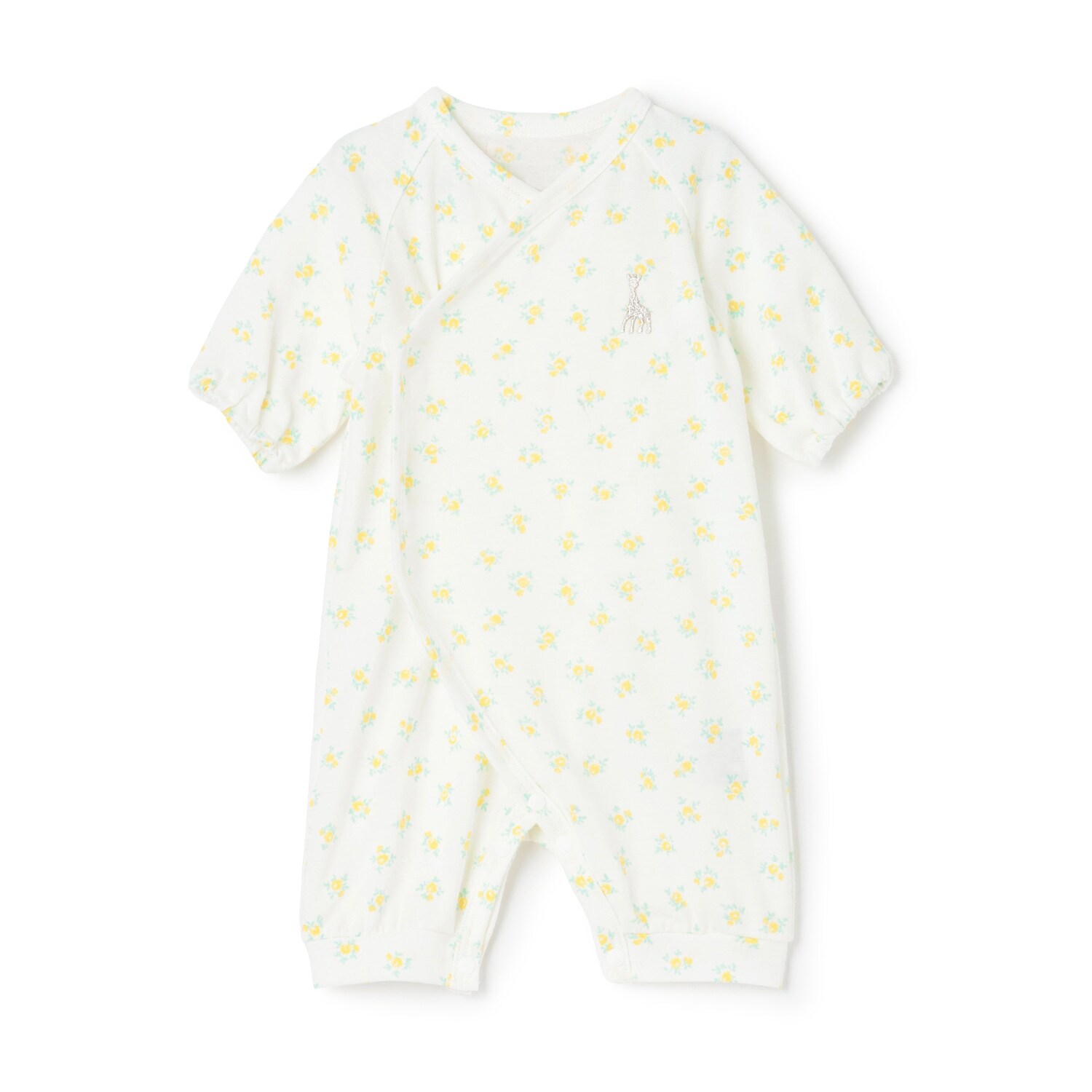 花柄プリントNEWBORNウェア