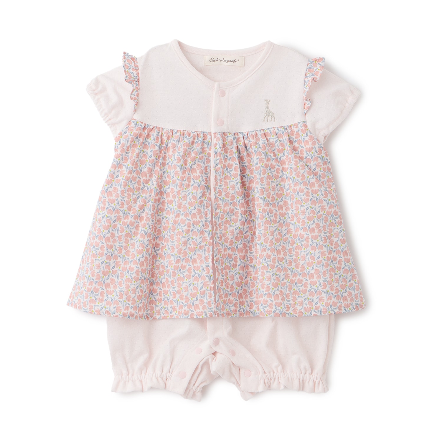 花柄ショートオール