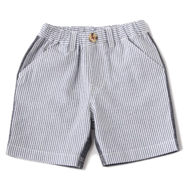 Narumiya Online ナルミヤ オンラインの公式通販サイト Kisette サッカーストライプハーフパンツ 80 紺 ベビー