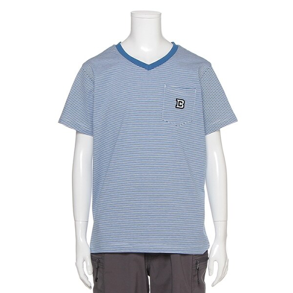 Narumiya Online ナルミヤ オンラインの公式通販サイト胸ポケット細ボーダーvネックtシャツ Ss 130 グレー ジュニア Narumiya Online ナルミヤ オンラインの公式通販サイト胸ポケット細ボーダーvネックtシャツ Ss 130 グレー ジュニア