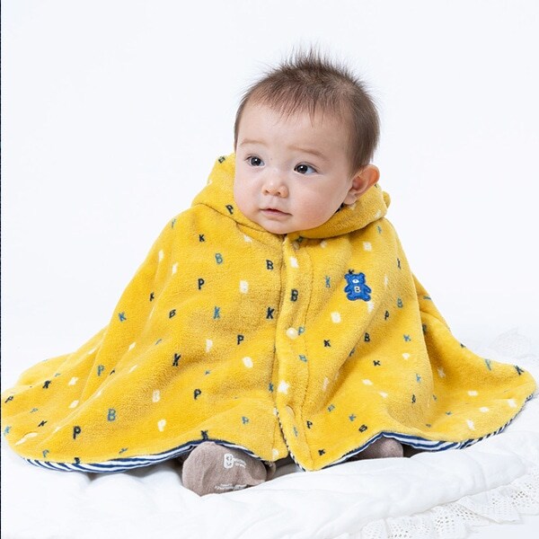 ロゴプリントボアフリースマント(Free)