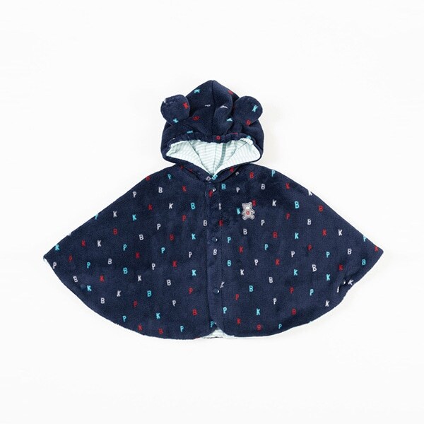 ロゴプリントボアフリースマント(Free)