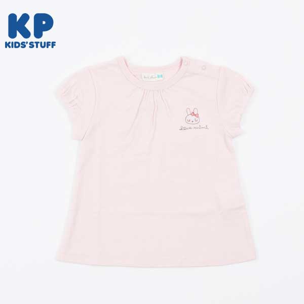 うさぎセーラー衿の半袖Tシャツ(80~90)