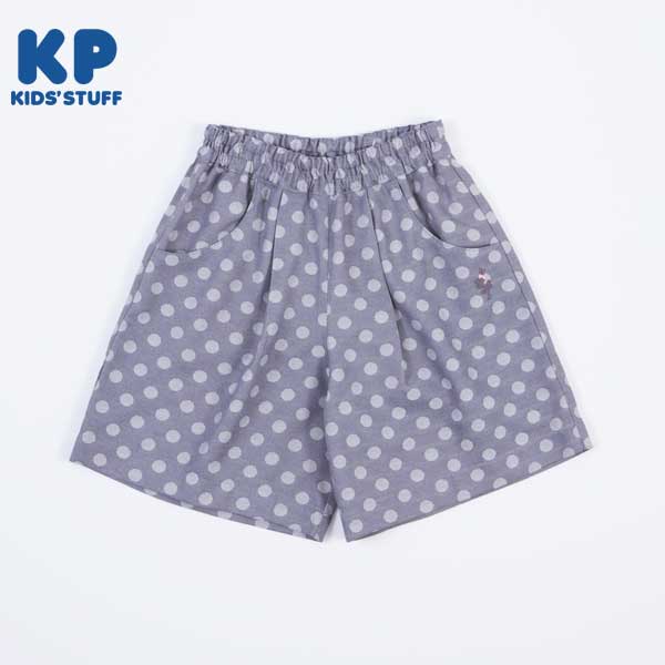 ドットデニムハーフパンツ(140～160)